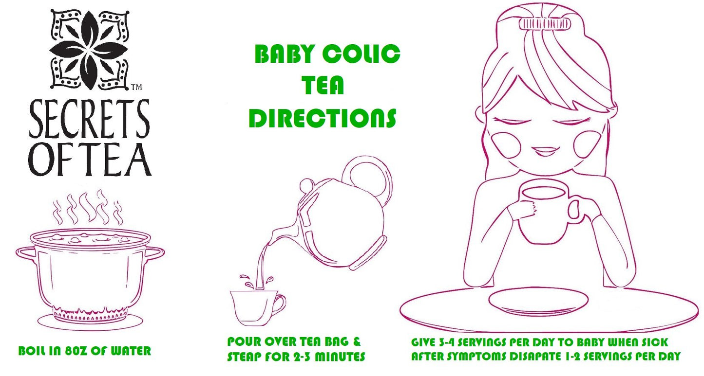 🌿 Baby Colic Tea – Gentle Colic & Gas Relief for Little Tummies