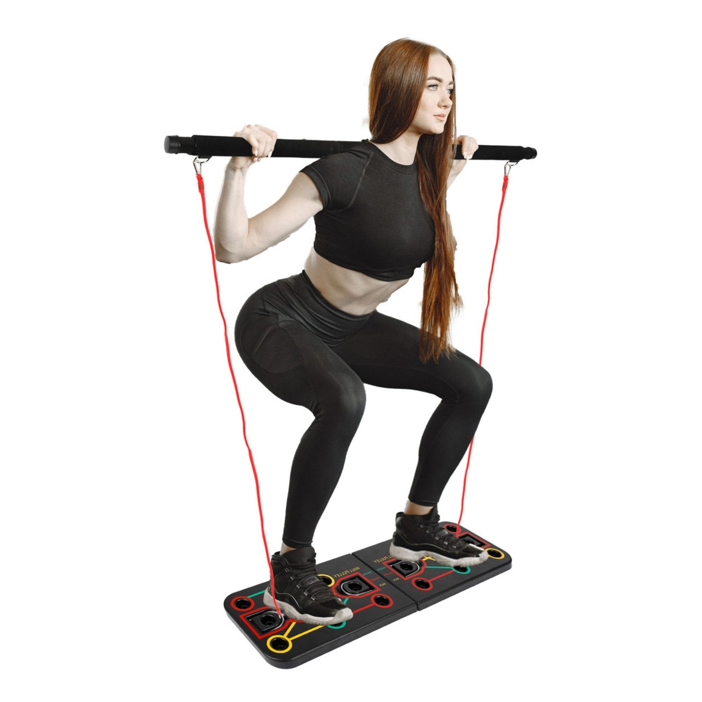 Push Up Board System Fitness Workout Trainer 9 in 1 Exerciser